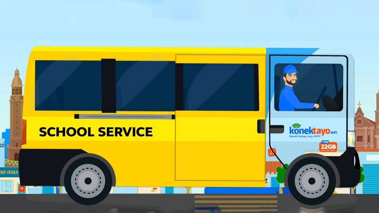 училищен автобус онлайн пъзел от снимка