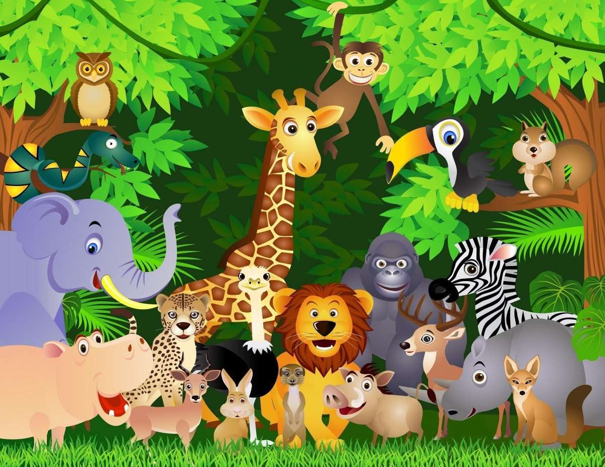 Animale din Africa puzzle online