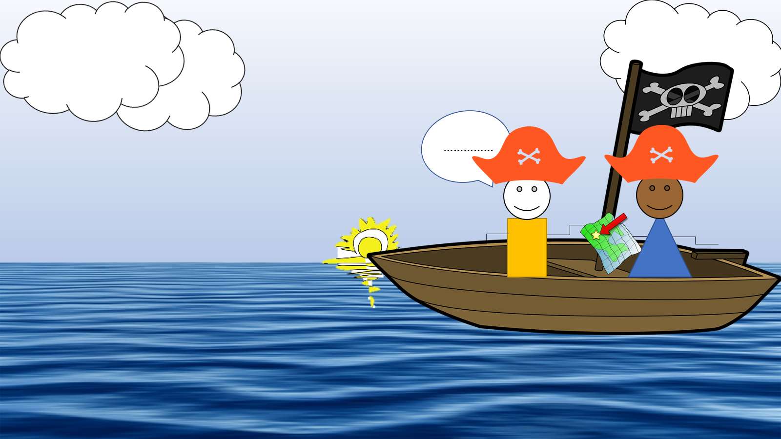Пірат на кораблі скласти пазл онлайн з фото