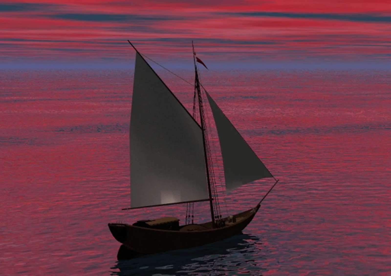 Barcă în apă puzzle online