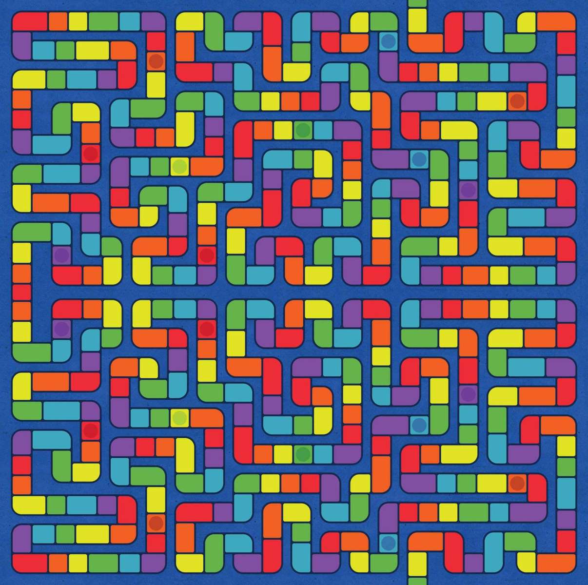 Modello labirinto puzzle online da foto