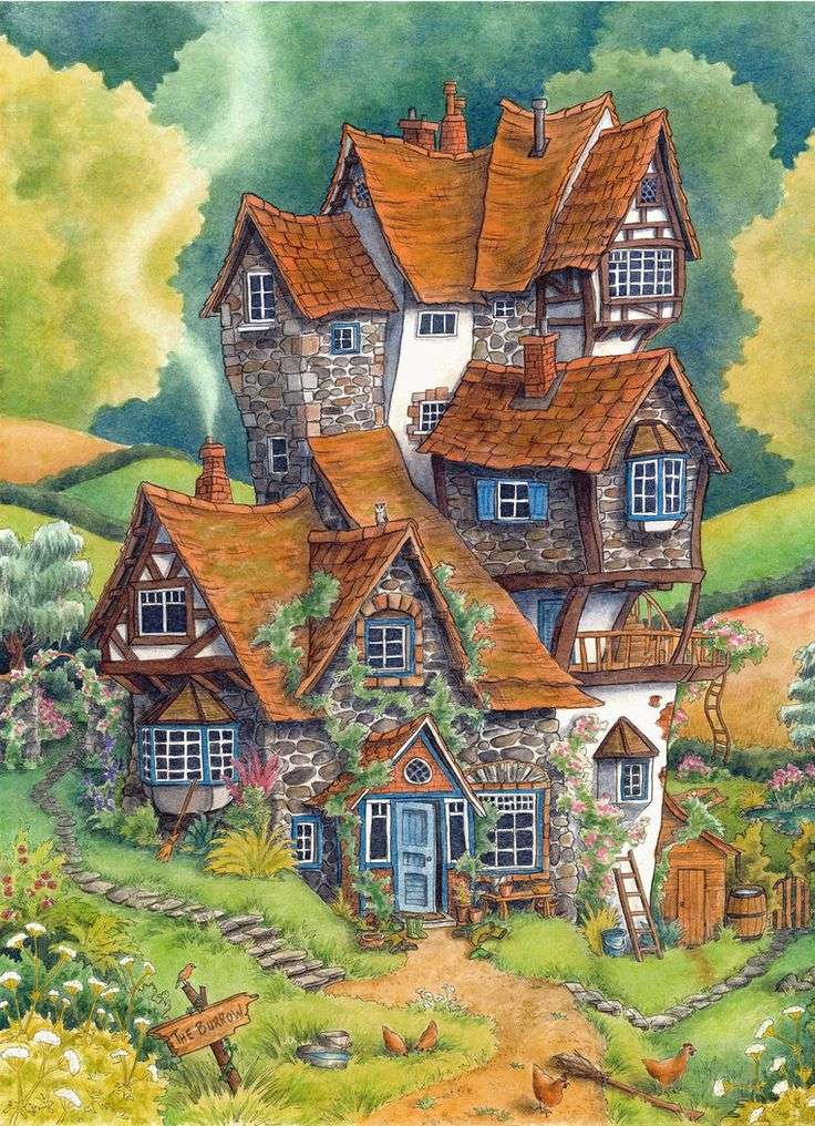 The burrow artistic puzzle online from photo