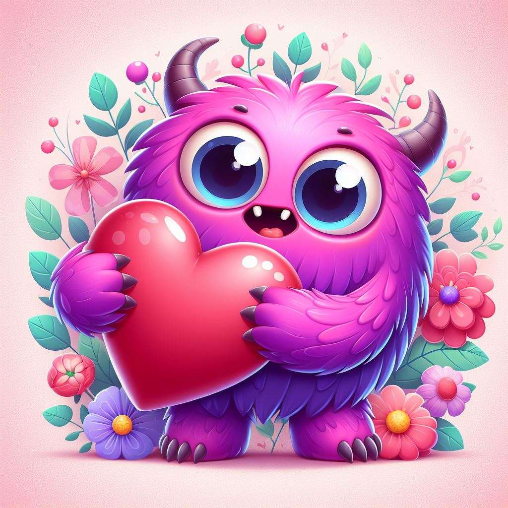 Love monster online puzzle