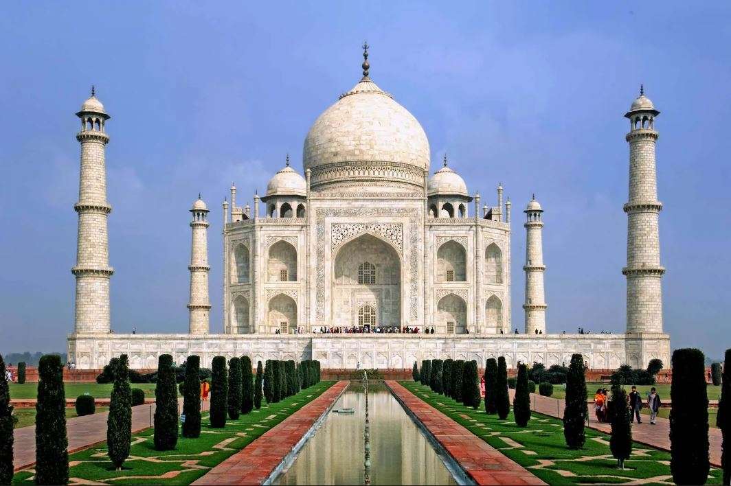 Taj Mahal puzzle online da foto