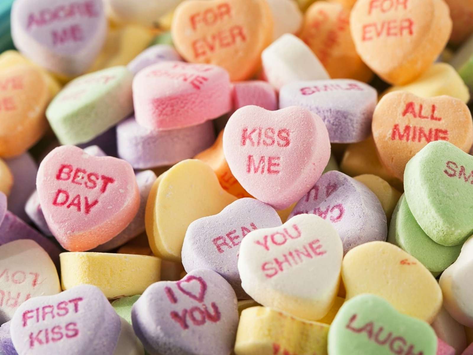 Valentine's day candies puzzle online from photo