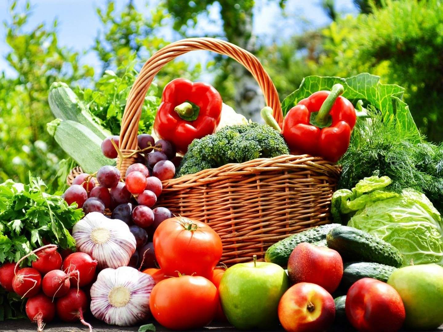 зеленчуците са страхотни и се побират в кошницата онлайн пъзел