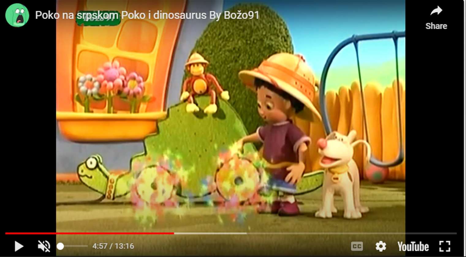poko és dinoszaurusz puzzle online fotóról