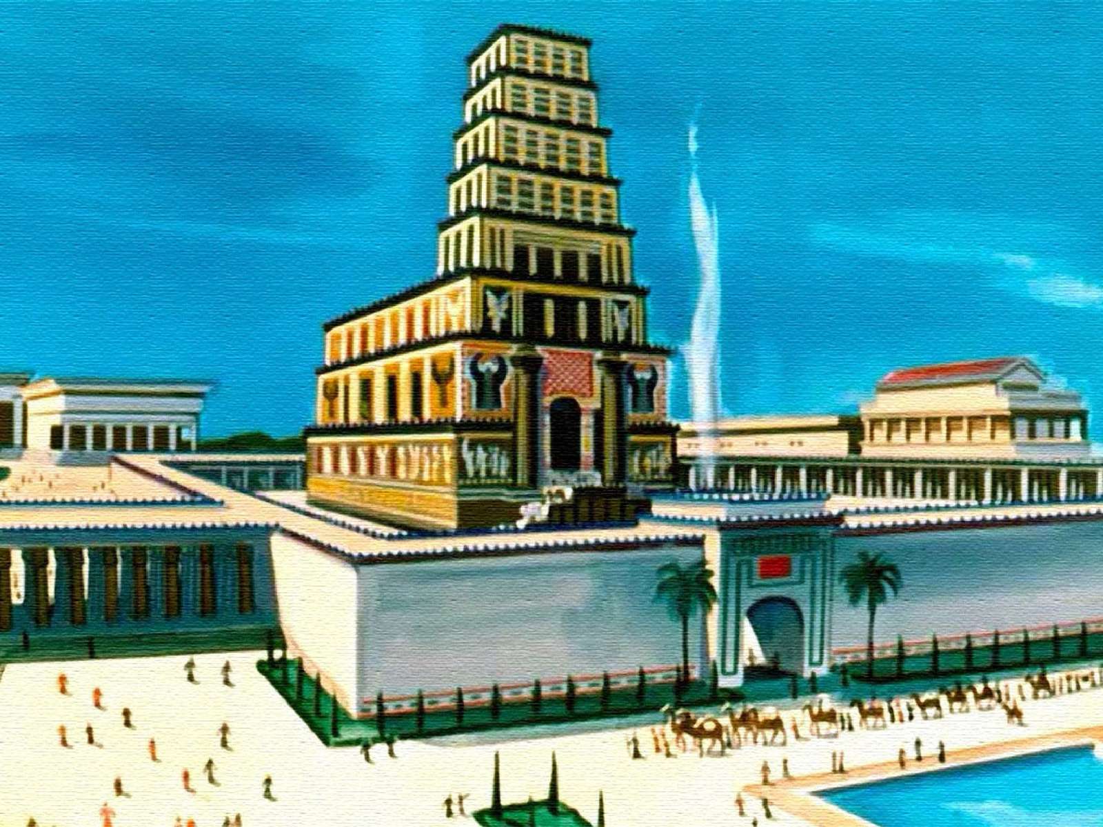 Šalomounův chrám online puzzle