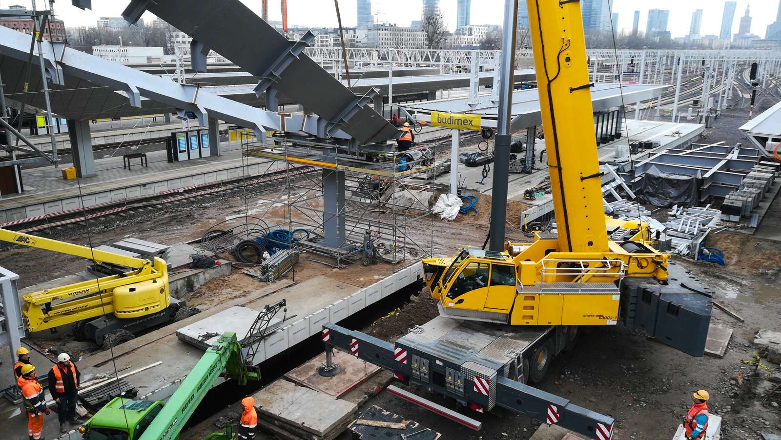 WARSAW WEST RAILWAY STATION IMPROVEMENT WORKS puzzle online from photo