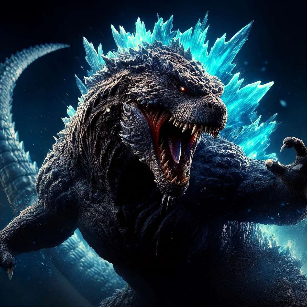 Godzilla puzzle online a partir de fotografia