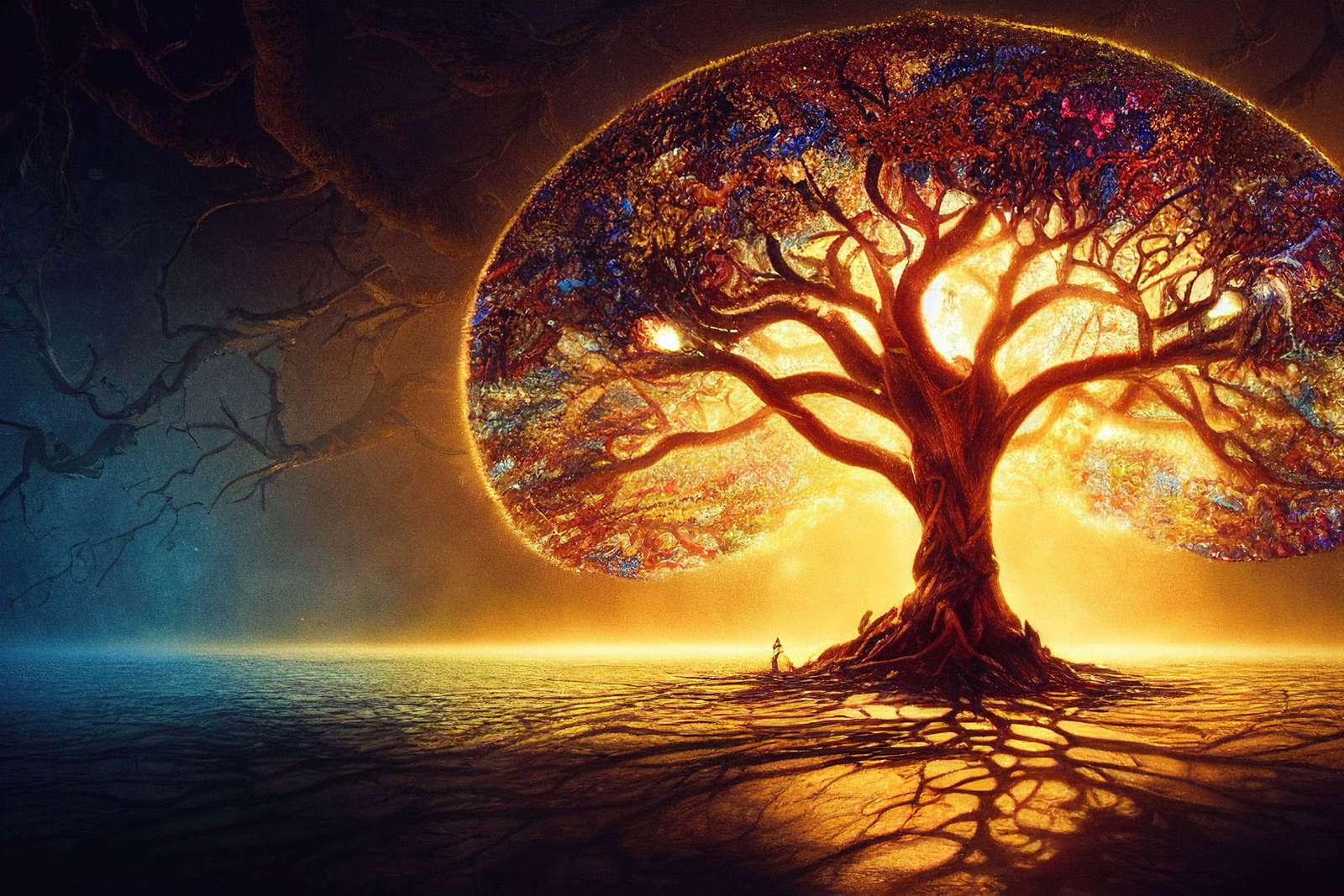 tree of life puzzle online from photo