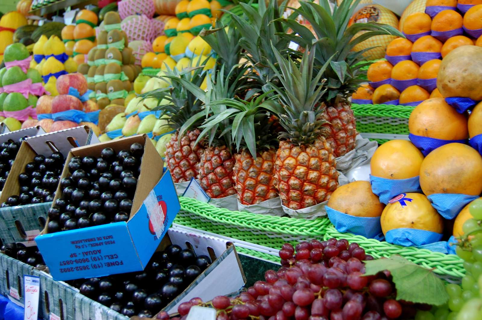 Brasilianischer Obstmarkt Online-Puzzle
