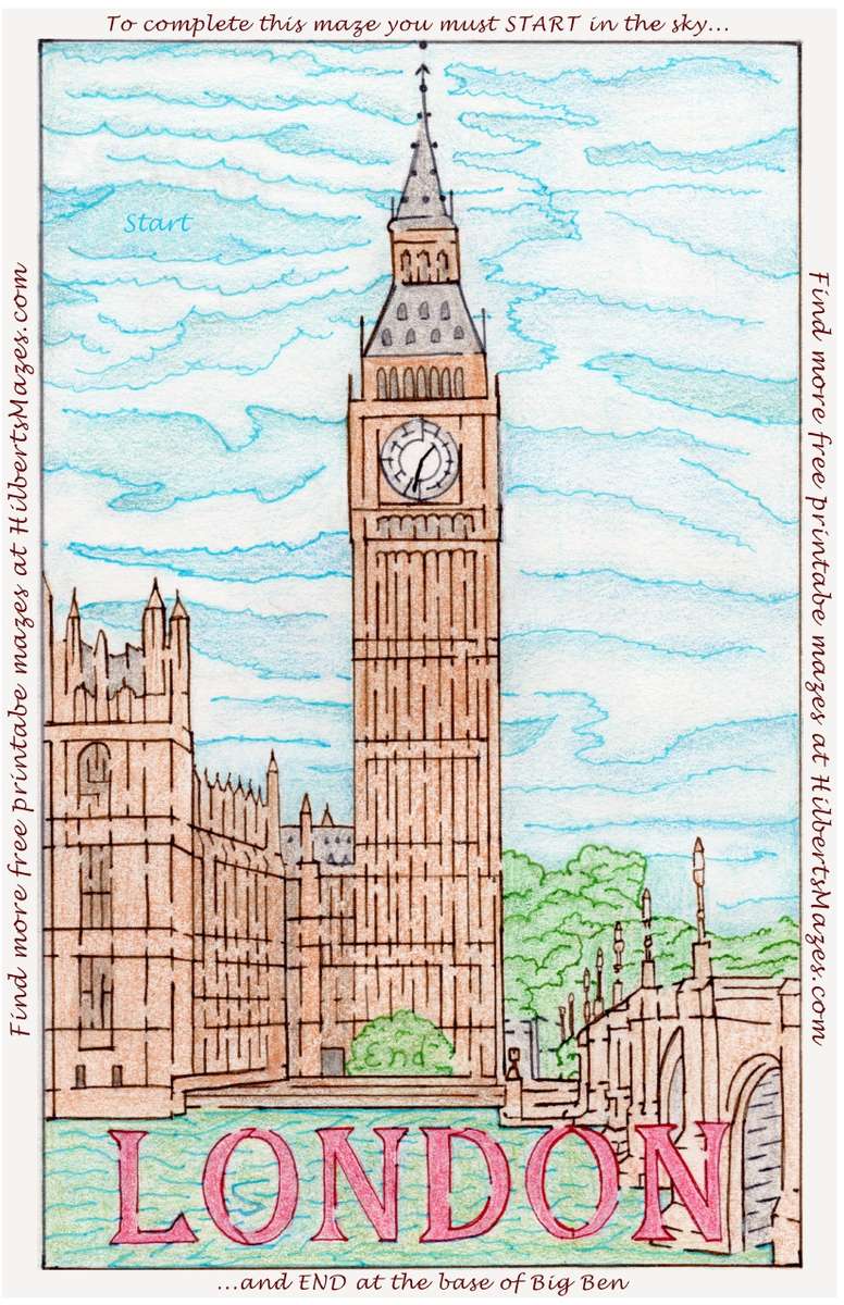Londense toren puzzel online van foto