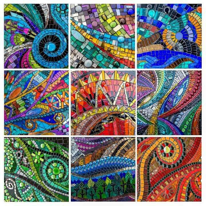 Mosaic Art puzzle online from photo