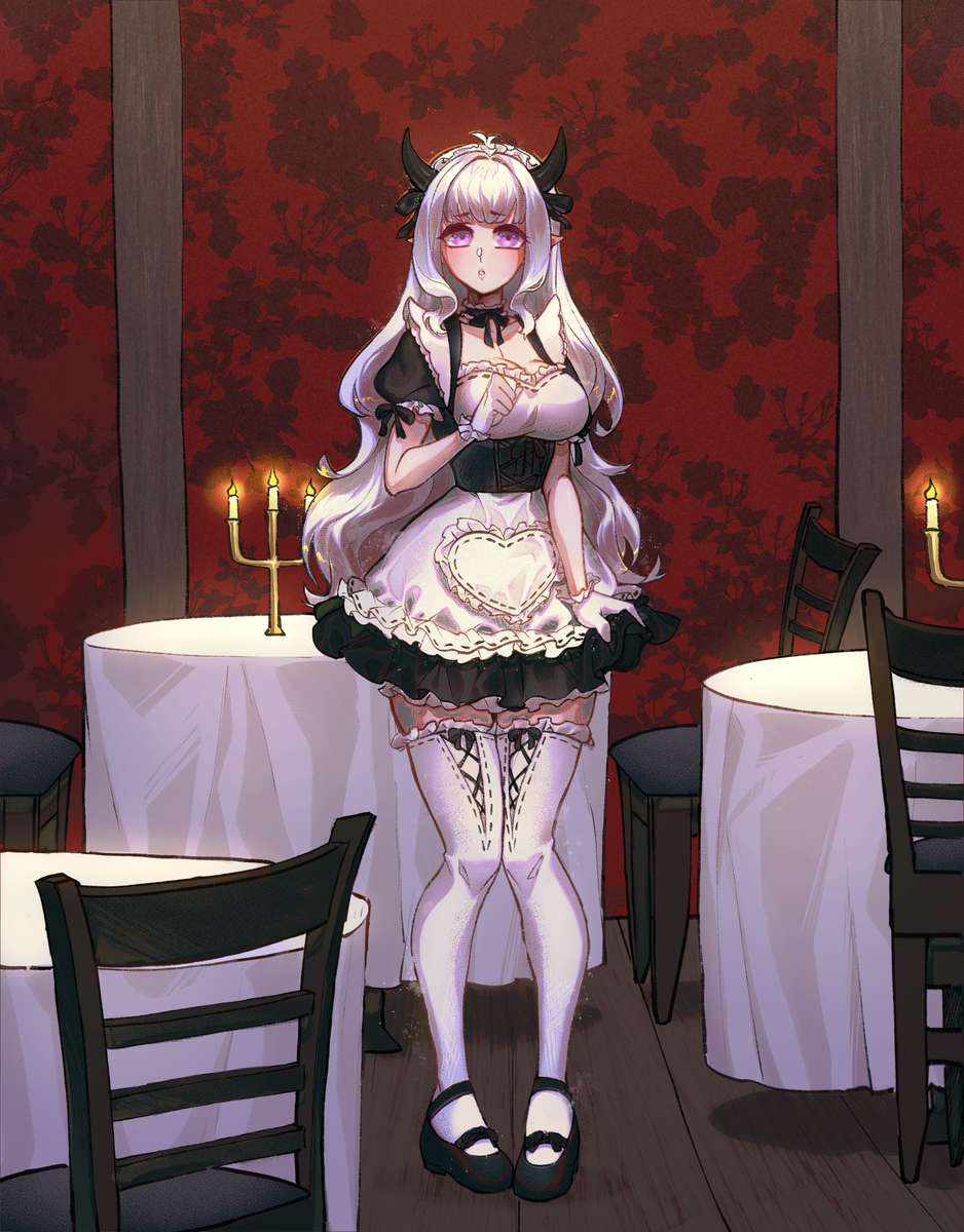 waifuhekl is a cute maid online puzzle
