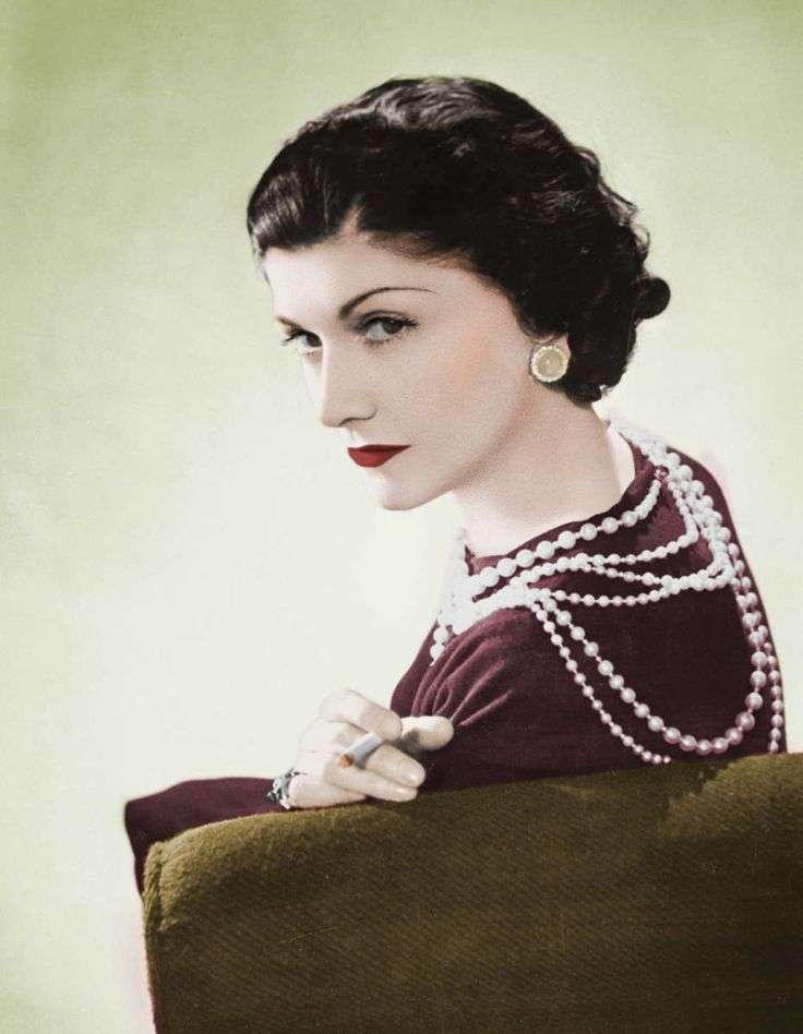 Coco Chanel pussel online från foto