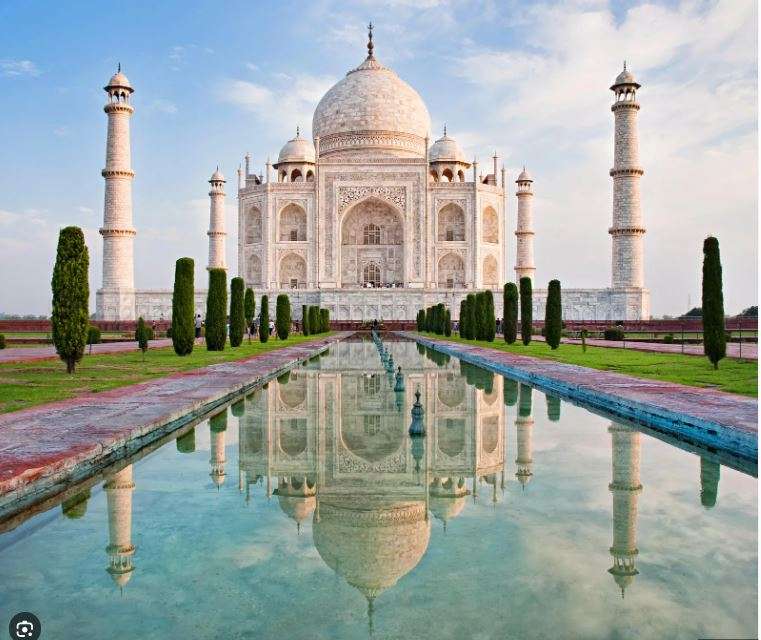 Tajmahal puzzle online from photo