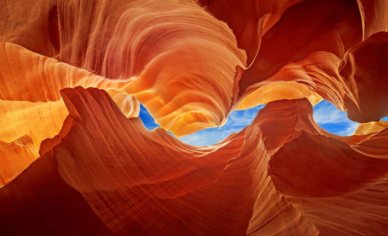Oranje Hardere Canyon puzzel online van foto