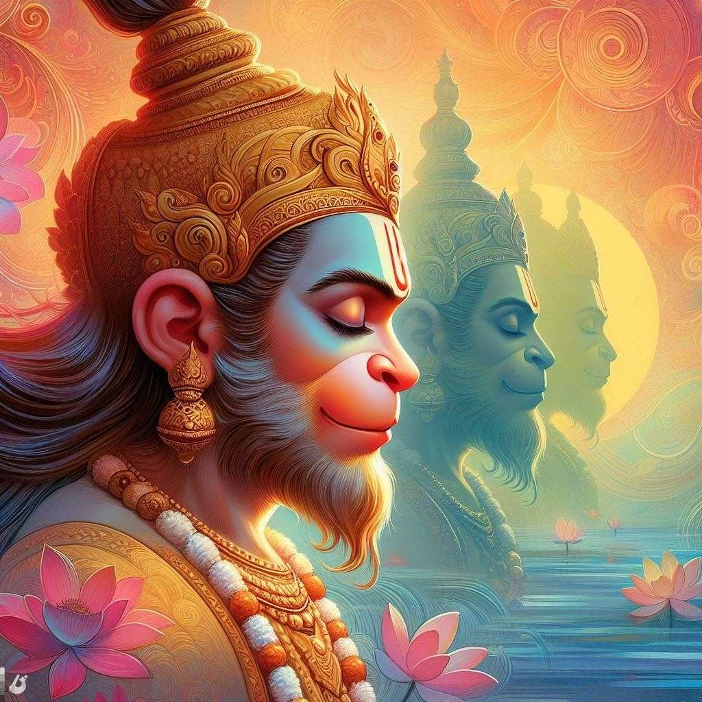 Enigma di Hanuman puzzle online da foto