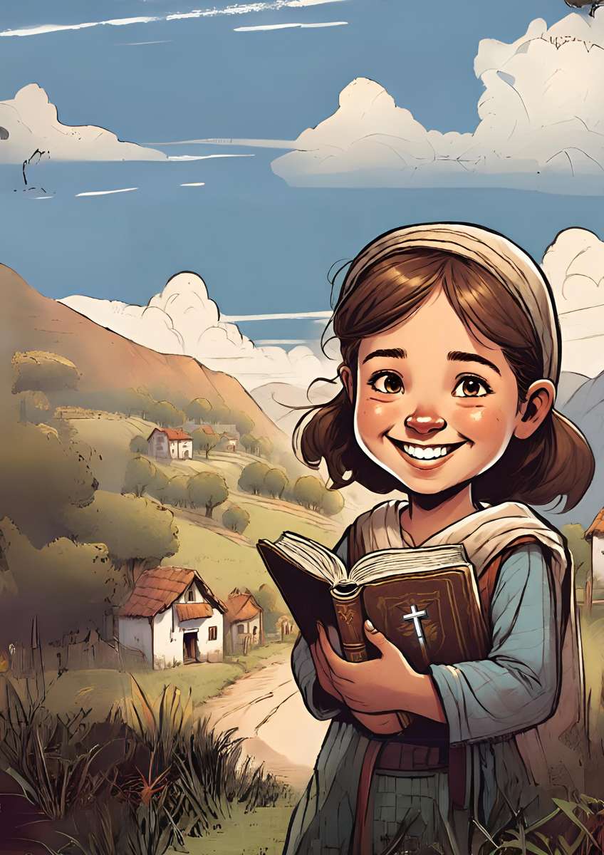 Little Mary Jones és Bibliája online puzzle