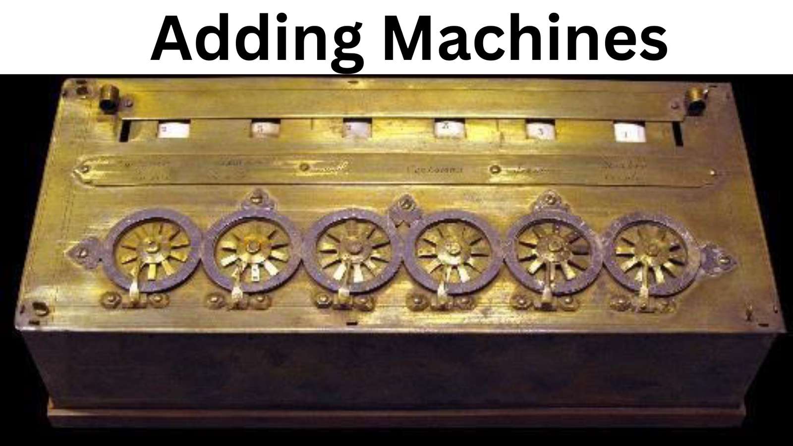 Adding Machines puzzle online from photo