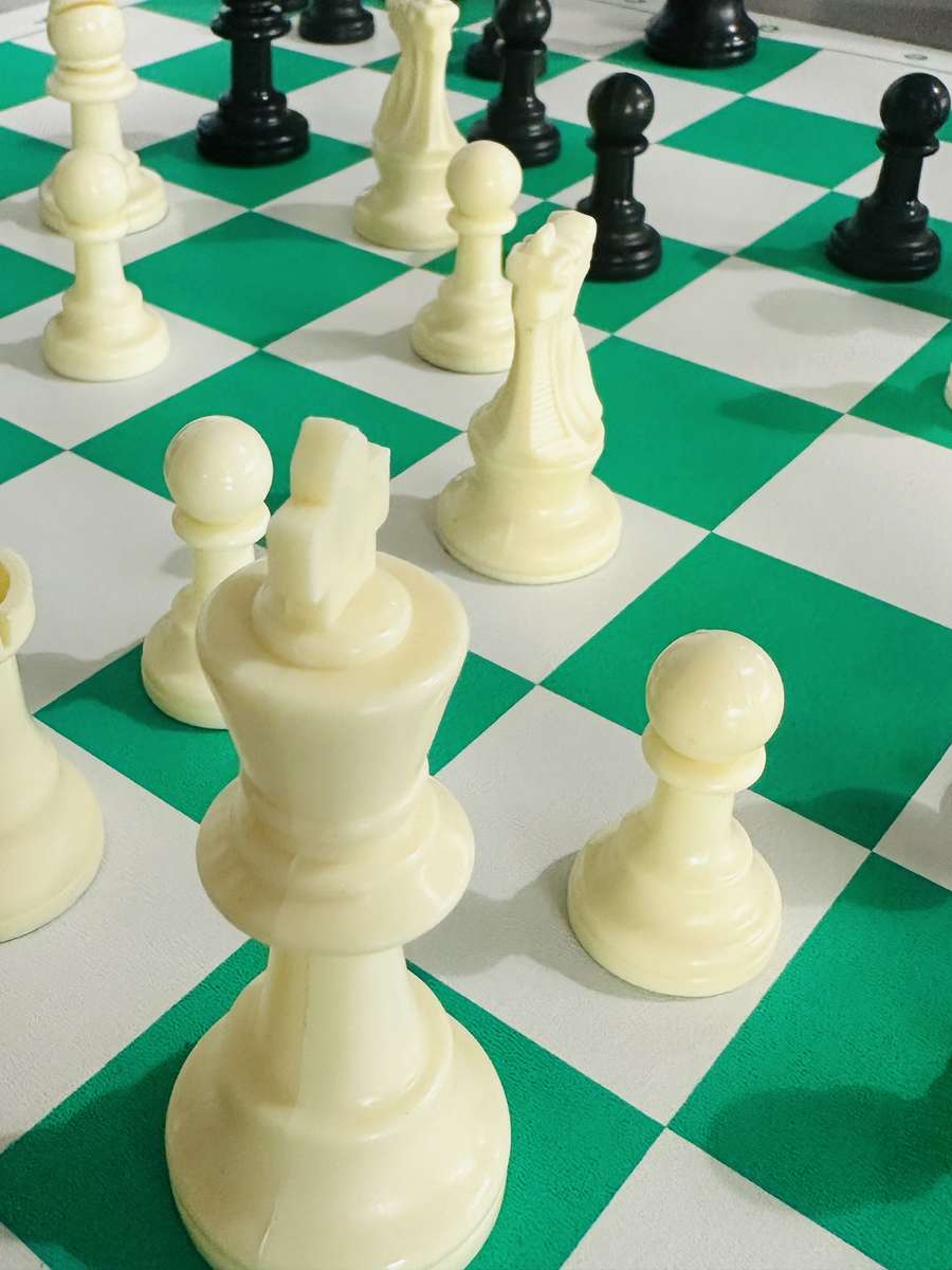 Tablă de şah puzzle online din fotografie