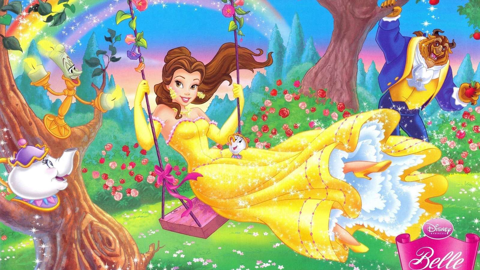 Belle z Krásky a zvířete puzzle online z fotografie
