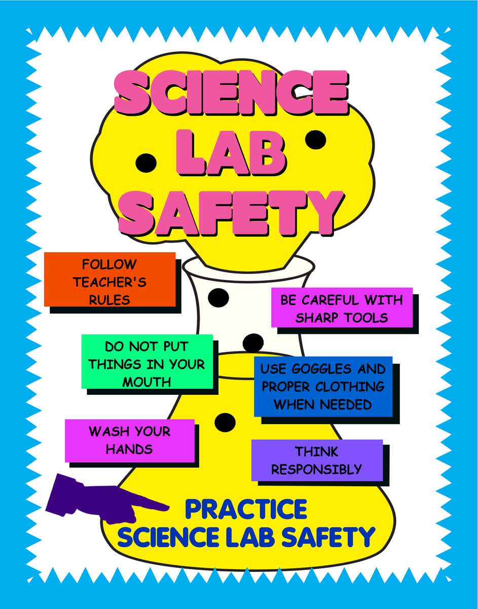 Lab Safety online puzzle