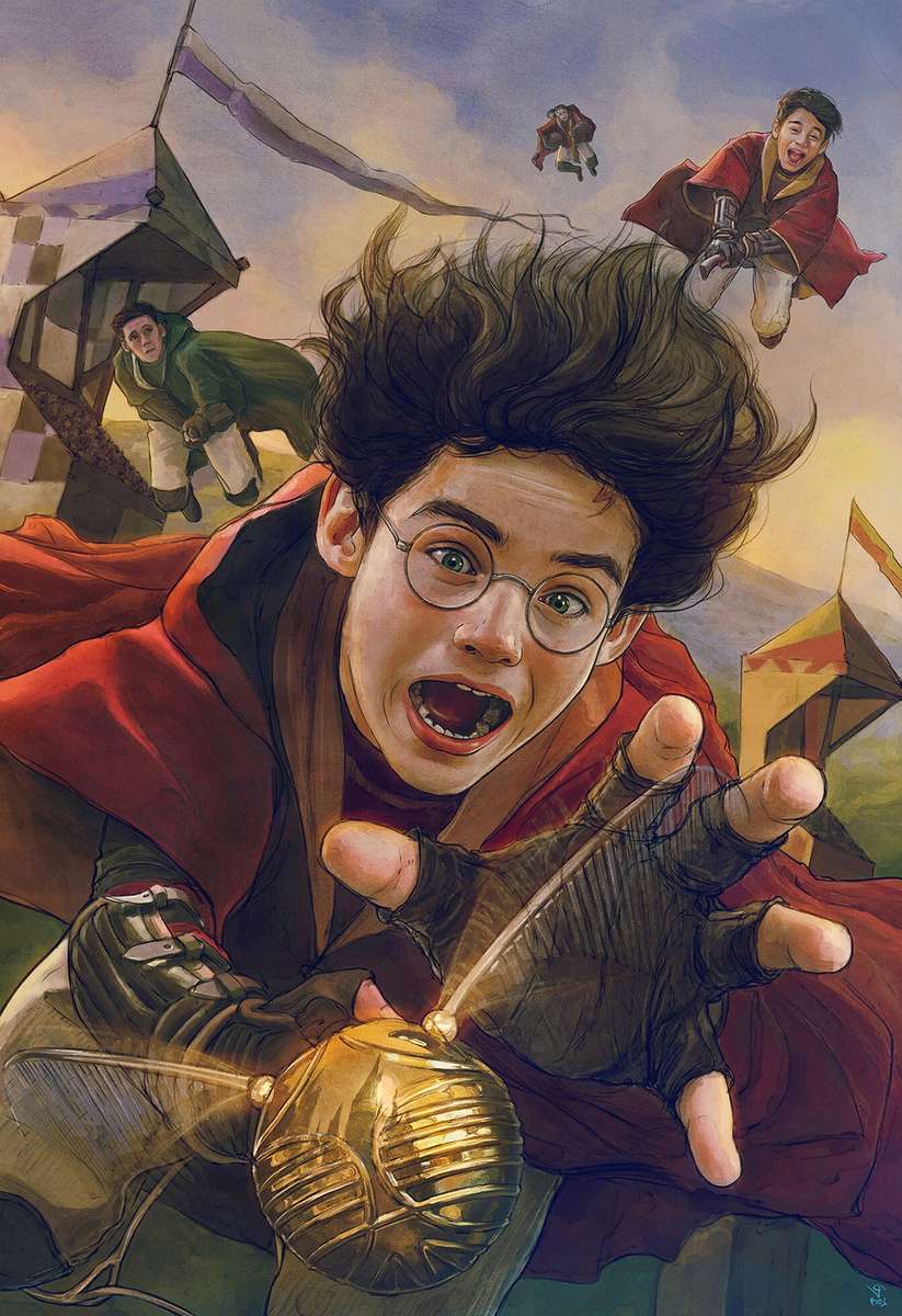 Гаррі Поттер і золоте боччино скласти пазл онлайн з фото