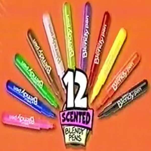 Doze canetas Blendy perfumadas puzzle online a partir de fotografia
