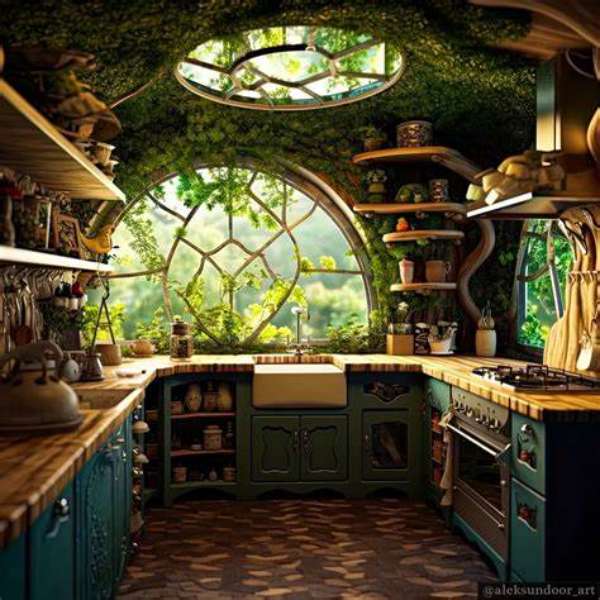 Bucătăria Forest House puzzle online