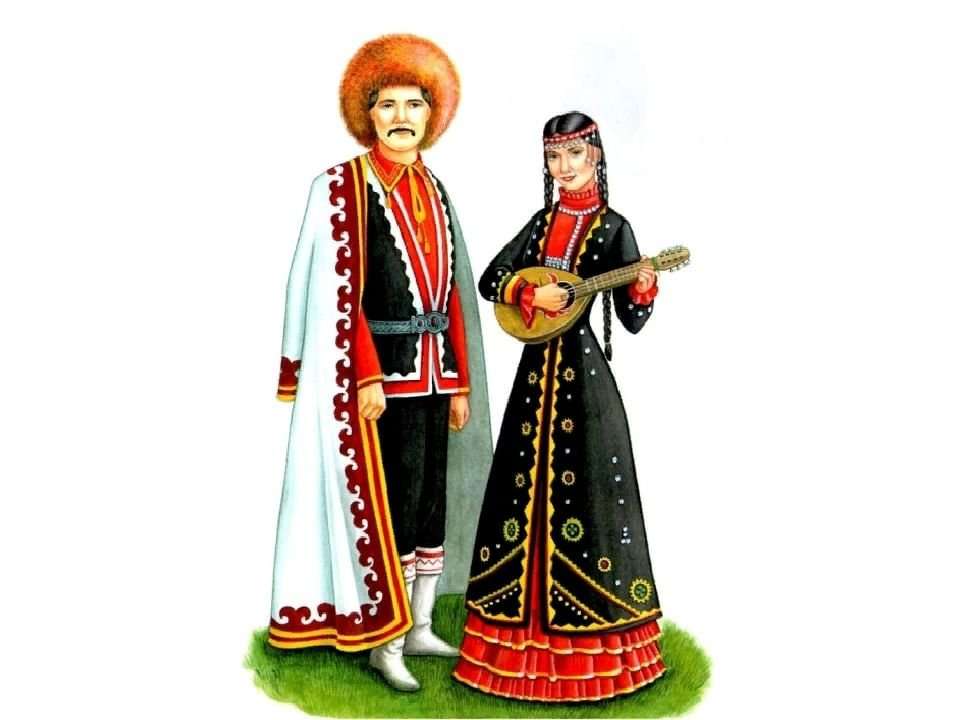 башкирский костюм онлайн-пазл