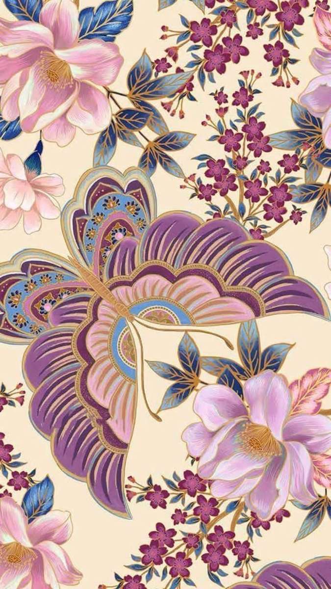 batik kupu puzzle online from photo