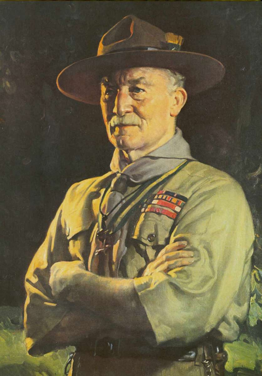 Baden-Powell puzzle online from photo