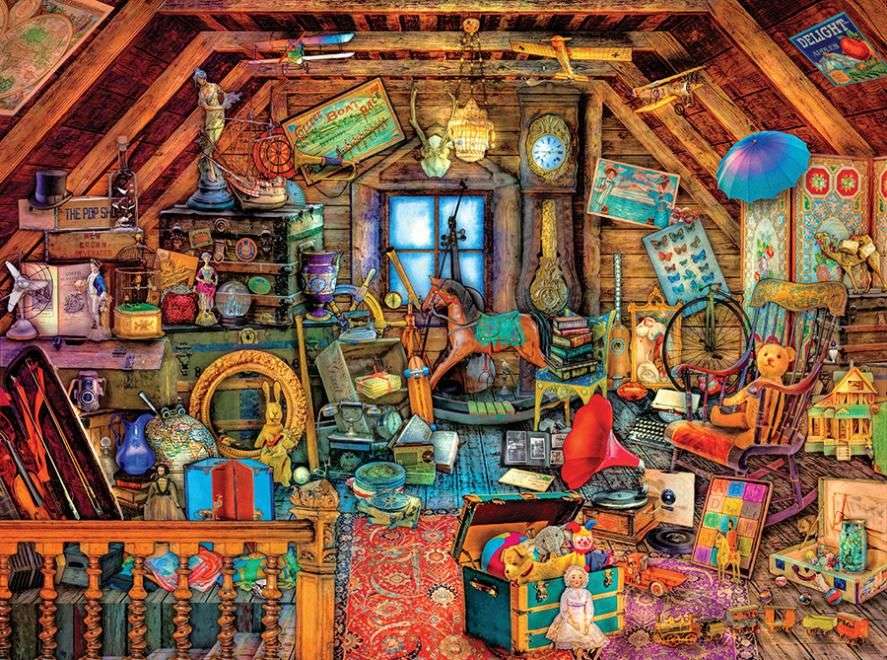 Toys in the Attic puzzle online from photo