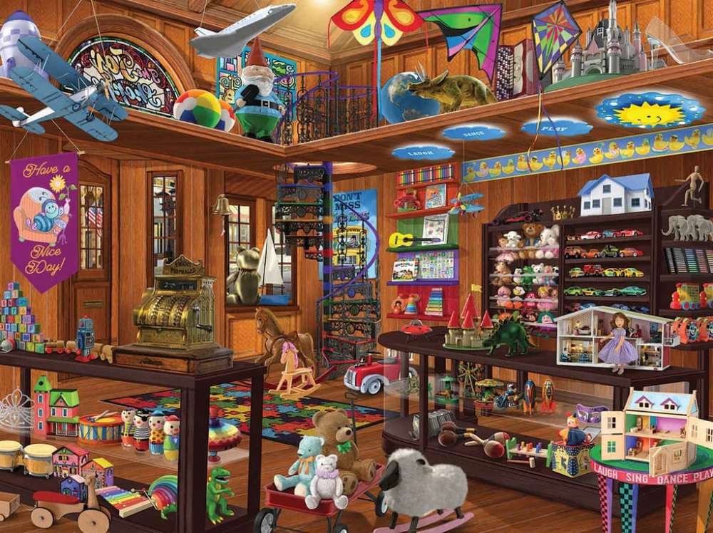 Magazin de jucării puzzle online