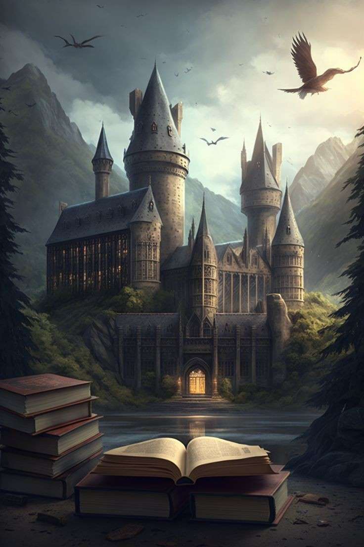 Harry Potter, Hogwarts castle online puzzle