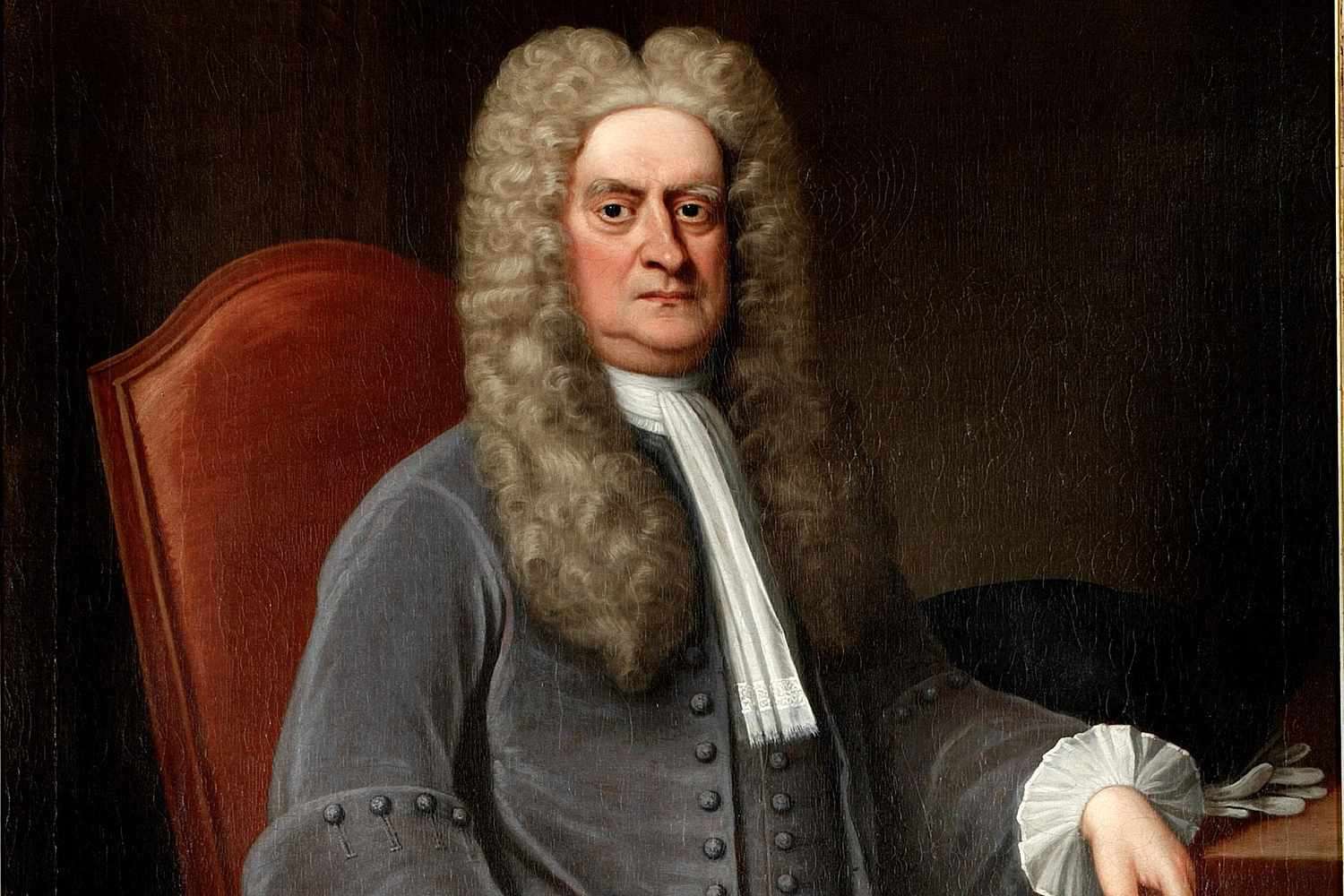 Исак Нютон Един от най-добрите математици онлайн пъзел