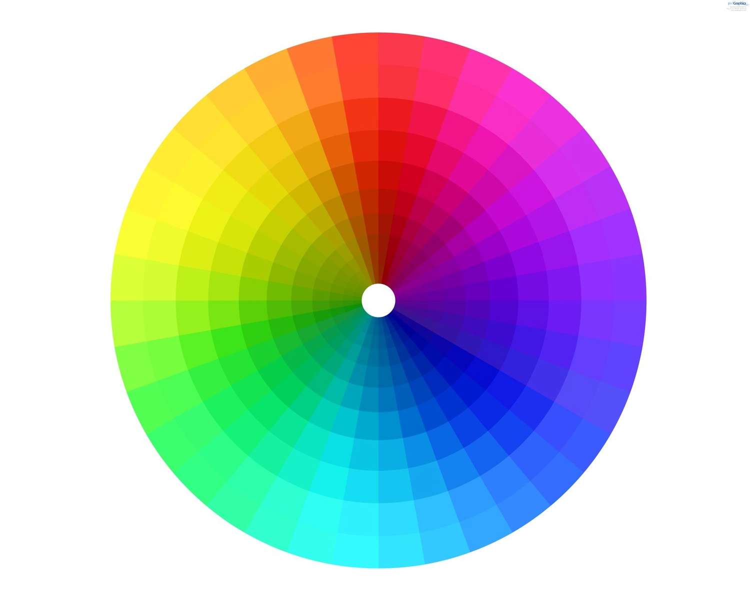 Color wheel online puzzle