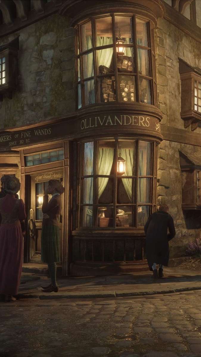 Ollivander from Harry Potter puzzle online from photo