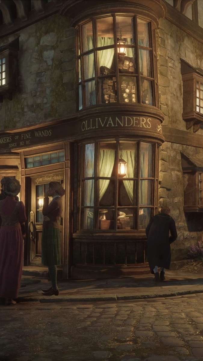 Olivander uit Harry Potter puzzel online van foto