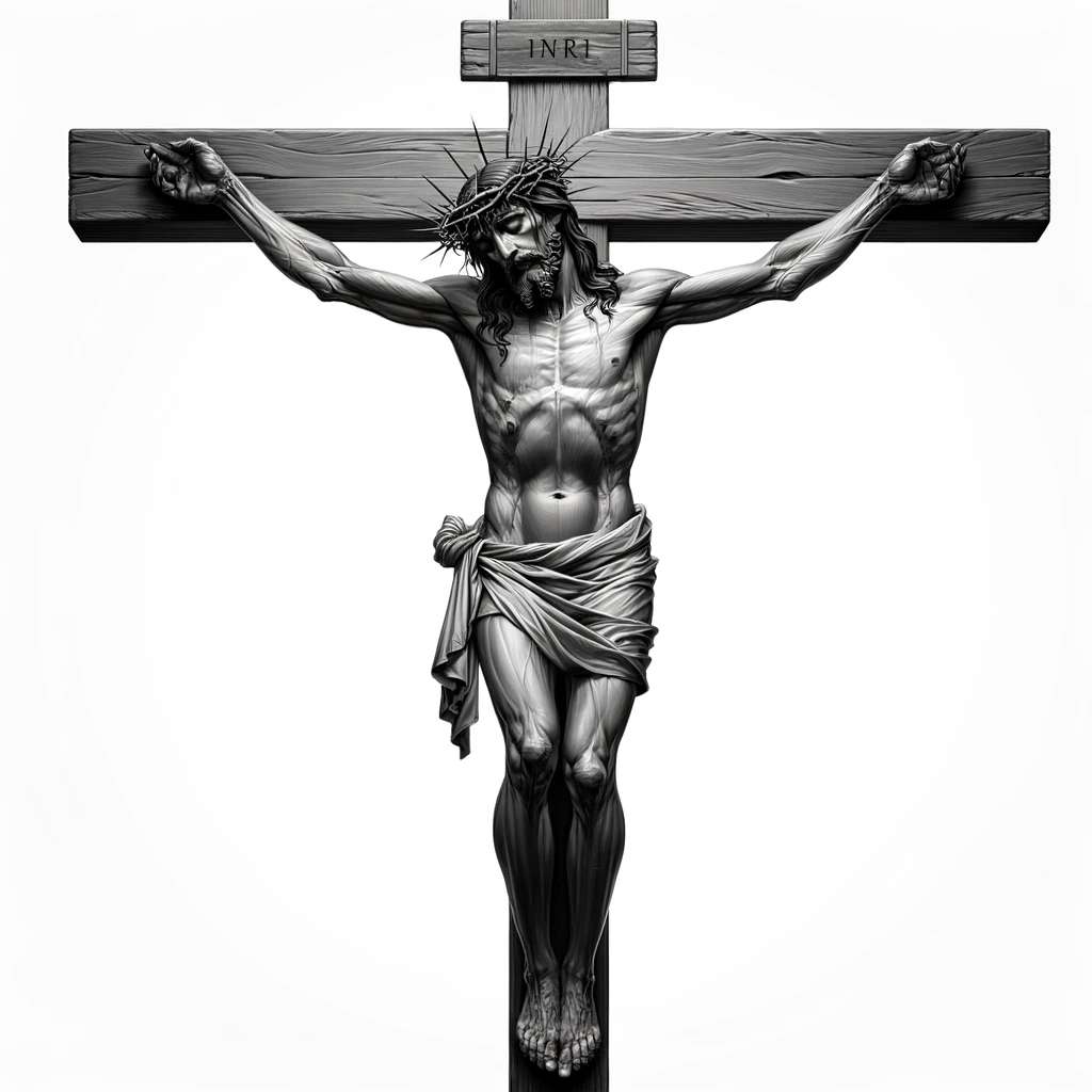 Crucifix puzzle online from photo