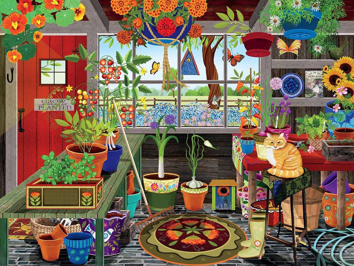 Garden Shed puzzle online from photo