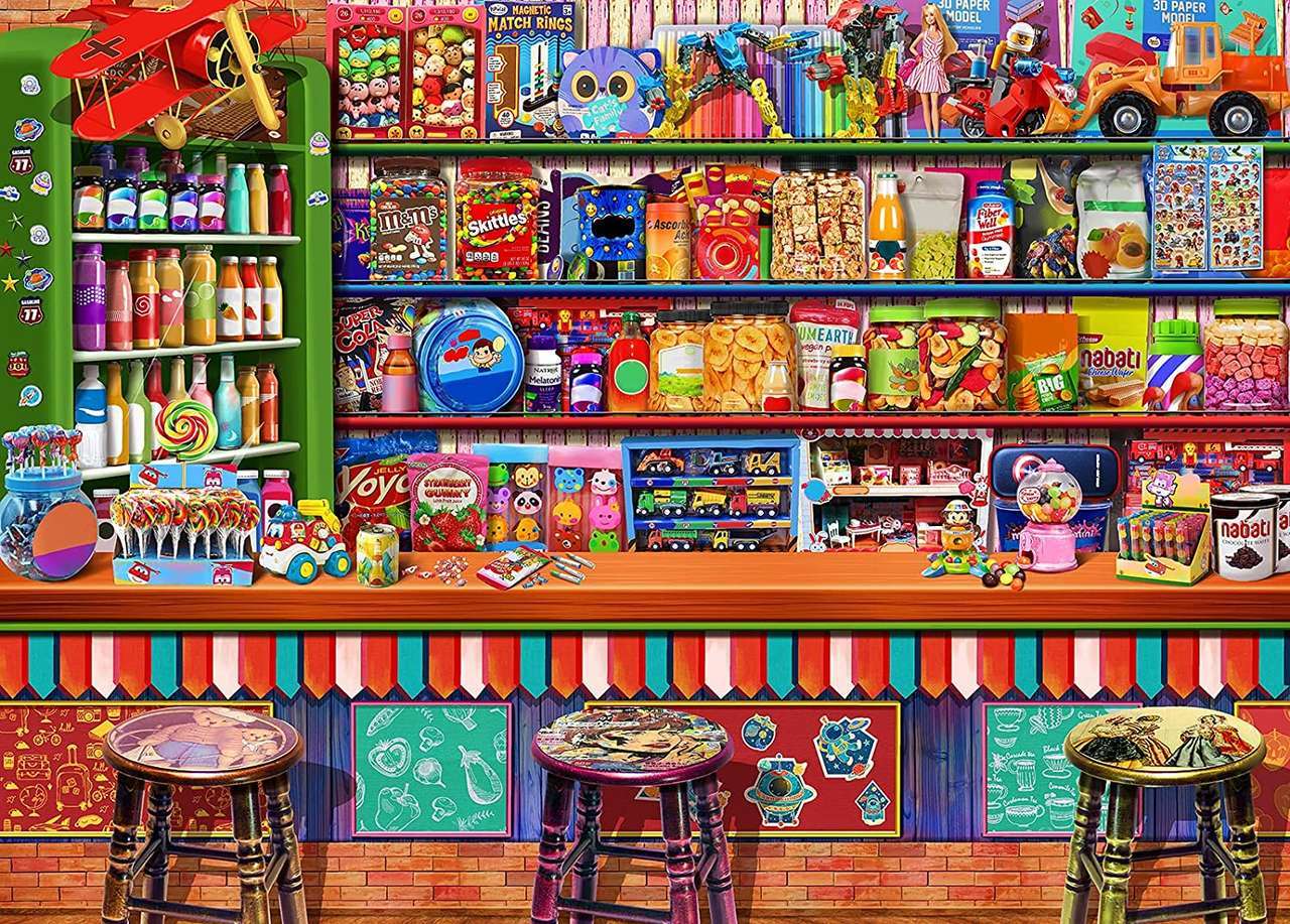Snoepwinkel online puzzel