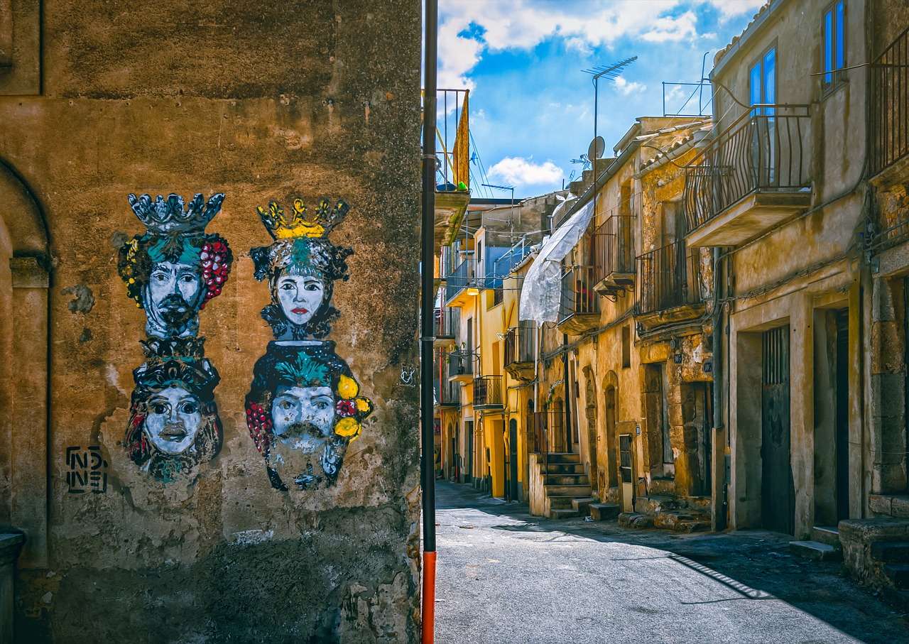 La Sicilia: la tradizione delle Teste di Moro puzzle online da foto