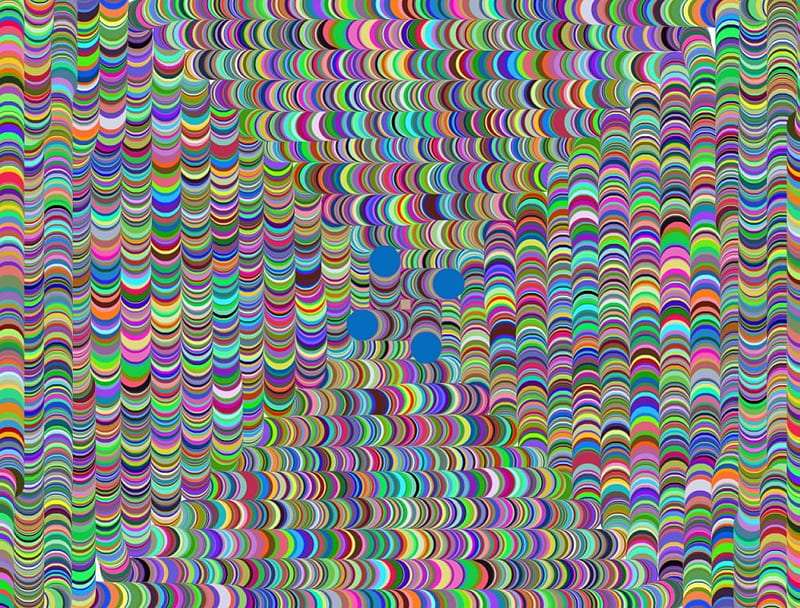 Šílený abstraktní vzor puzzle online z fotografie