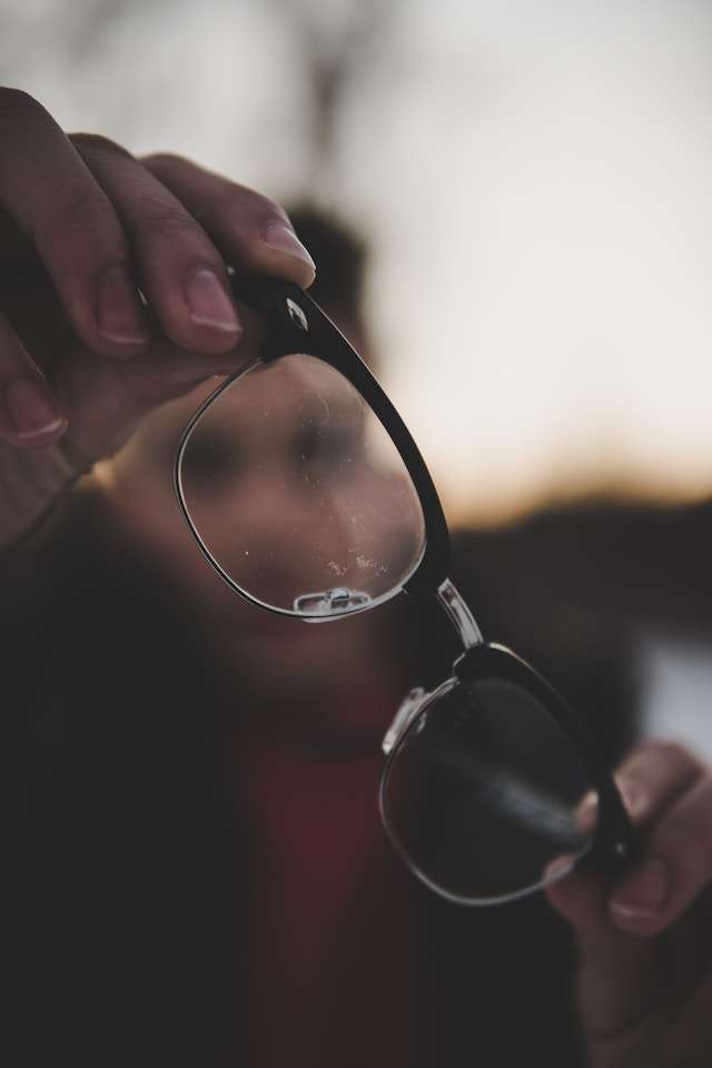 testpussel med glasögon pussel online från foto
