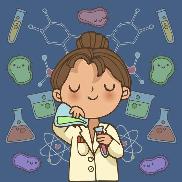Women and girls in science puzzle online from photo