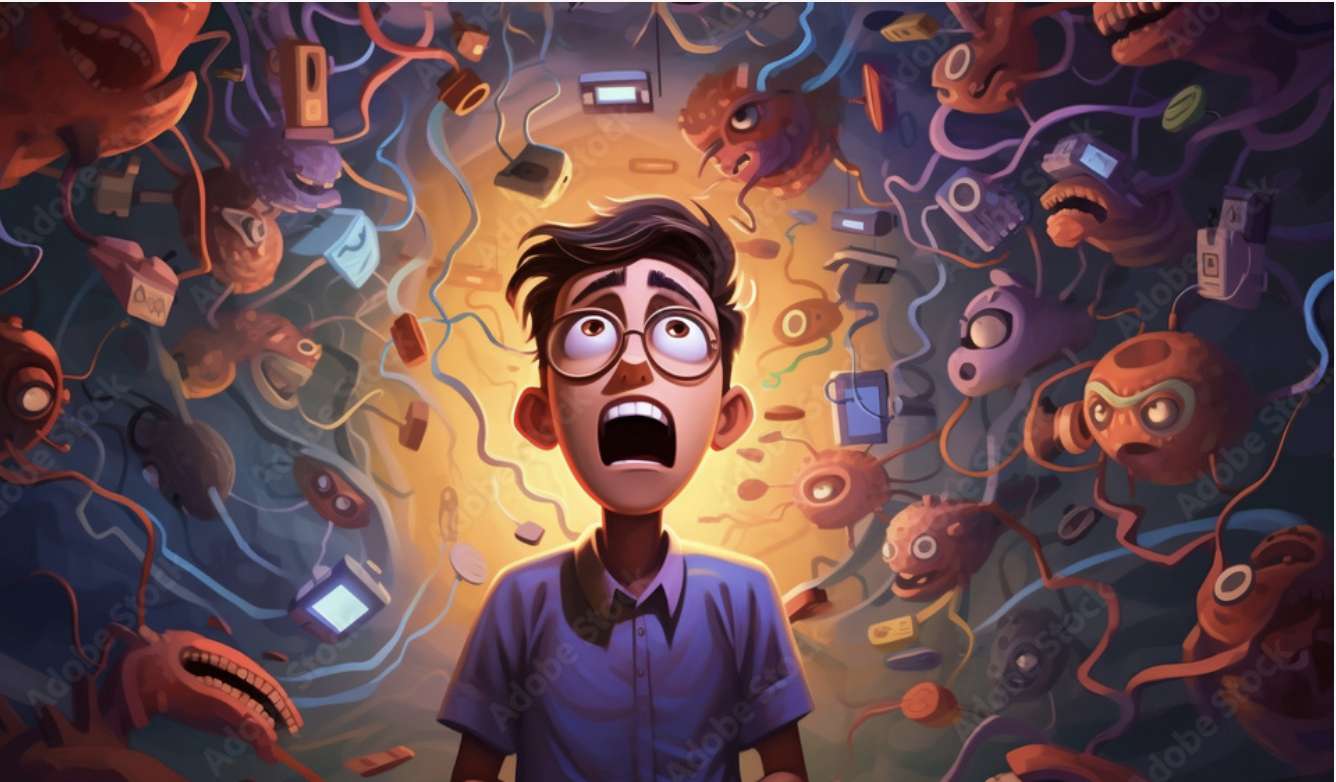 Panic attack puzzle online from photo