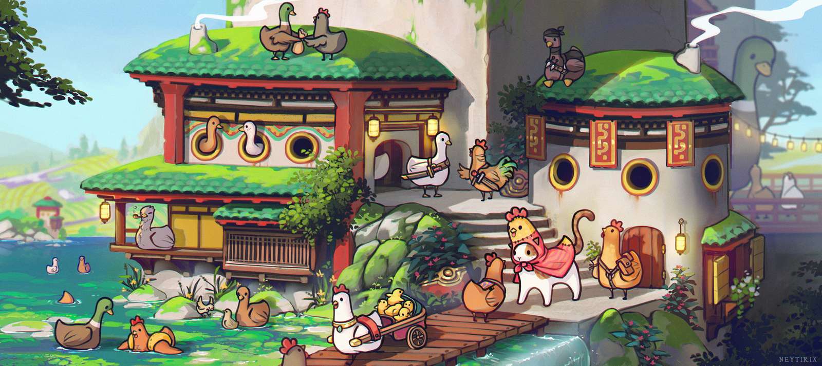 Duck Village online puzzle